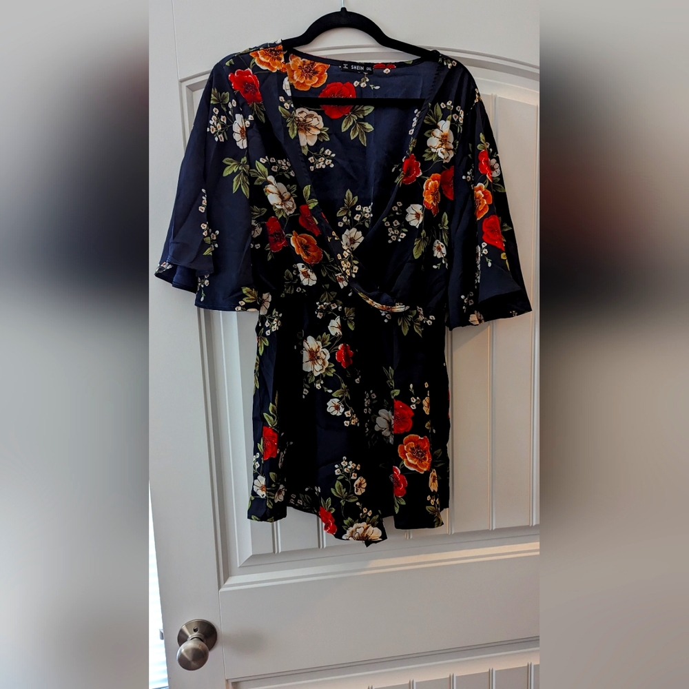 0xl Floral Romper